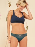 Kanten slip - 'Octobre rose' GROEN - Kiabi