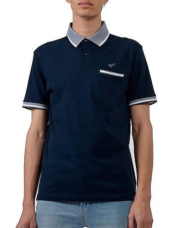 Kaoral chune marine polo voor heren