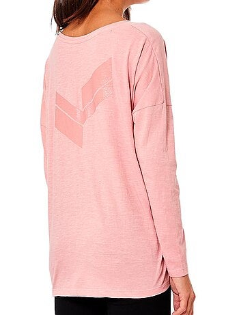 Kaporal 23 roze t-shirt met lange mouwen voor dames
