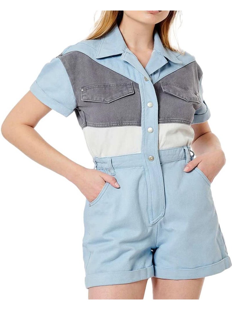 Kaporal AXOE Blauwe Jumpsuit voor Dames Blauw - Kiabi