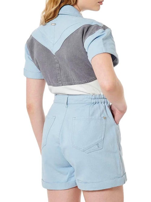 Kaporal AXOE Blauwe Jumpsuit voor Dames - Kiabi Kaporal AXOE Blauwe Jumpsuit voor Dames - Kiabi