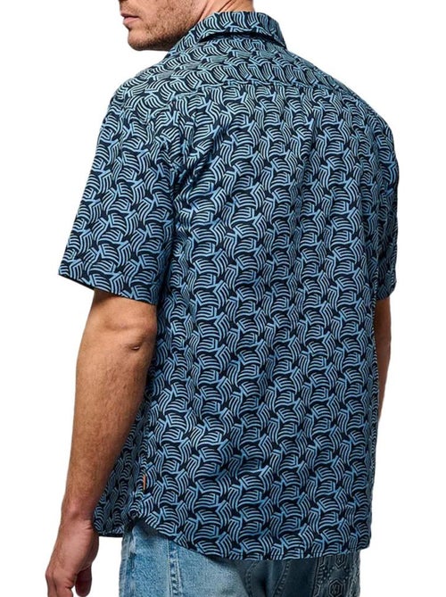 Kaporal BAHIA Heren Overhemd Blauw/Marine - Kiabi Kaporal BAHIA Heren Overhemd Blauw/Marine - Kiabi