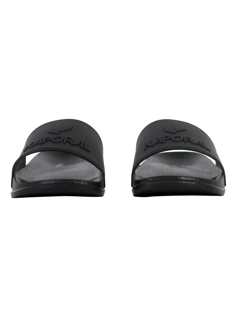 Kaporal bapo zwarte heren slippers Zwart - Kiabi