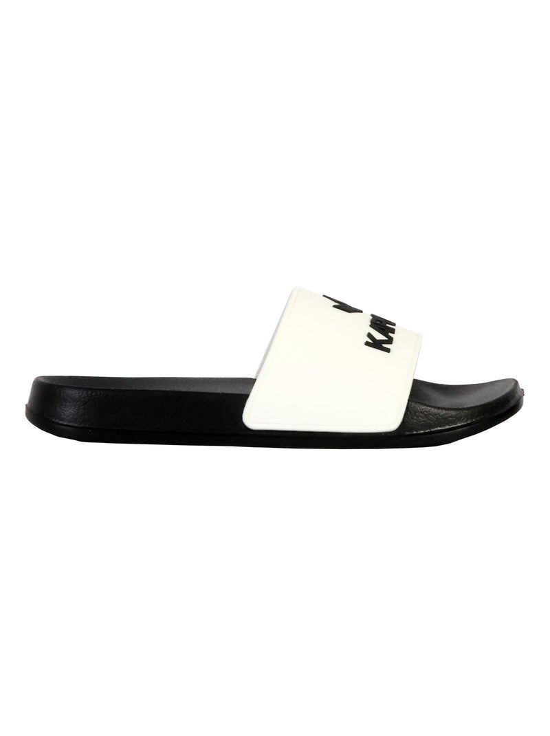 Kaporal baporal heren slippers wit/zwart Wit - Kiabi