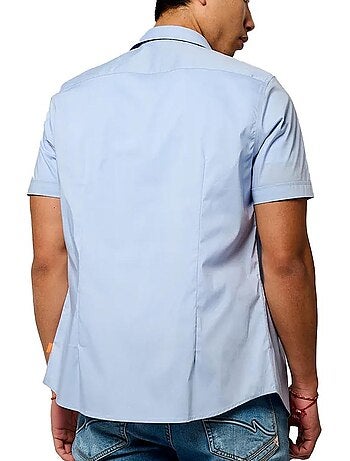 Kaporal baraj herenoverhemd blauw