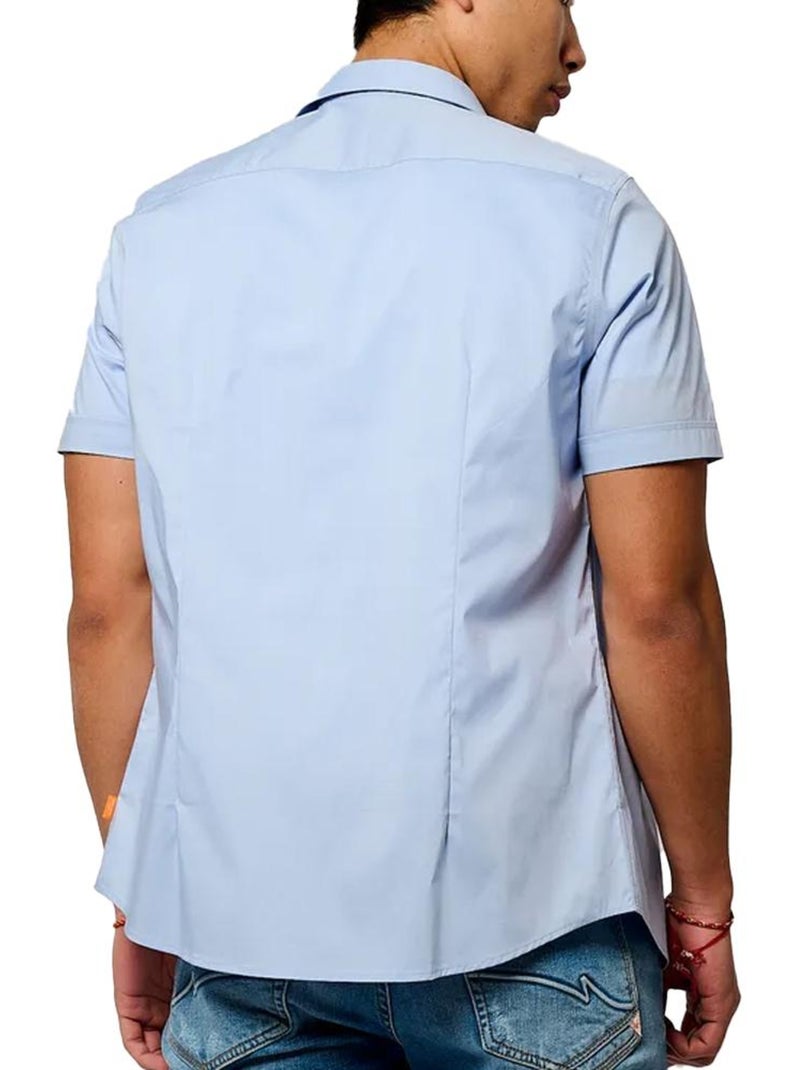 Kaporal baraj herenoverhemd blauw Blauw - Kiabi