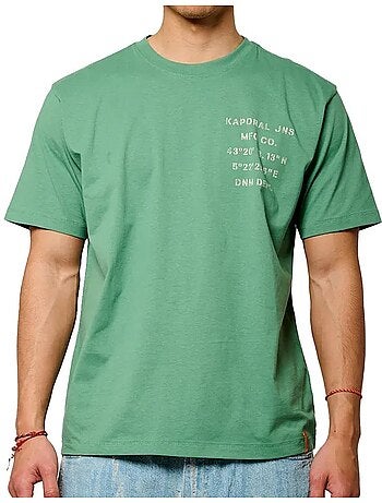 Kaporal barkh groen t-shirt voor heren