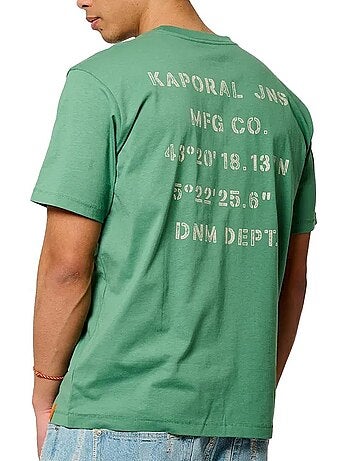 Kaporal barkh groen t-shirt voor heren