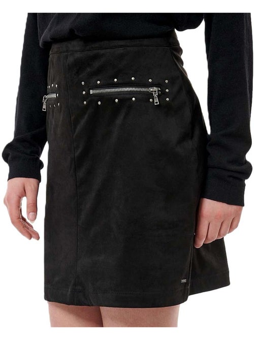 Kaporal BATIAH Zwarte Suède Rok voor Dames - Kiabi Kaporal BATIAH Zwarte Suède Rok voor Dames - Kiabi