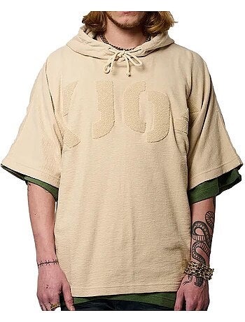 Kaporal batis beige t-shirt voor heren