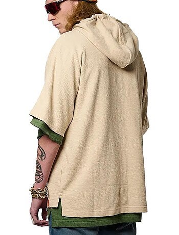 Kaporal batis beige t-shirt voor heren