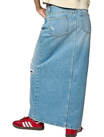 Kaporal belle blauwe denim rok voor dames