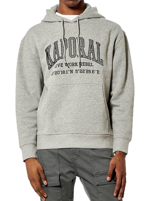 Kaporal BENJY Heren Hoodie Grijs - Kiabi Kaporal BENJY Heren Hoodie Grijs - Kiabi