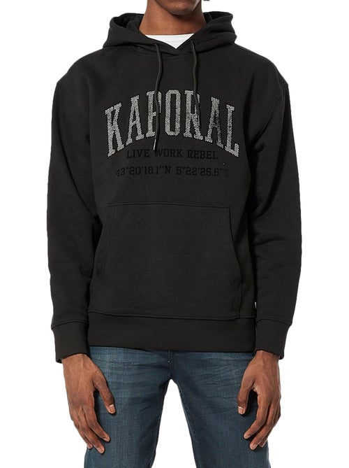 Kaporal BENJY Heren Hoodie Zwart - Kiabi Kaporal BENJY Heren Hoodie Zwart - Kiabi