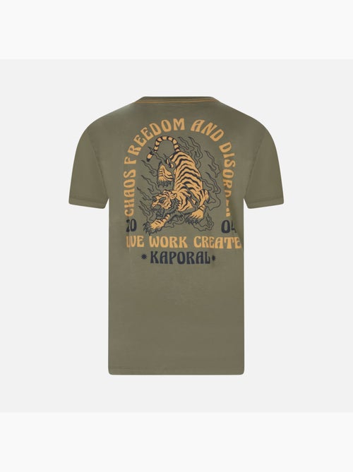 Kaporal BENZI Kaki T-shirt voor Heren - Kiabi Kaporal BENZI Kaki T-shirt voor Heren - Kiabi