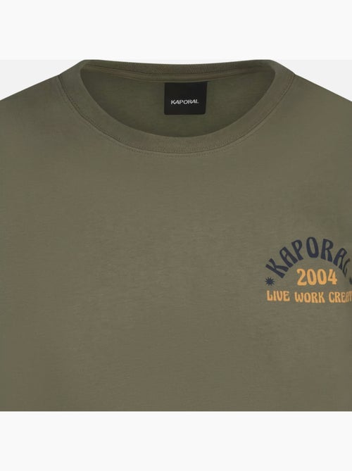 Kaporal BENZI Kaki T-shirt voor Heren - Kiabi Kaporal BENZI Kaki T-shirt voor Heren - Kiabi