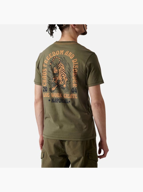 Kaporal BENZI Kaki T-shirt voor Heren - Kiabi Kaporal BENZI Kaki T-shirt voor Heren - Kiabi