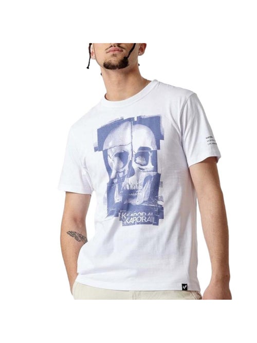 Kaporal BERTO T-shirt voor Heren - Wit/Blauw - Kiabi Kaporal BERTO T-shirt voor Heren - Wit/Blauw - Kiabi