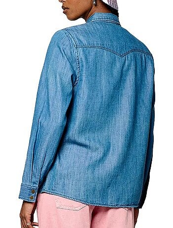 Kaporal binee dames lange mouwen blouse blauw