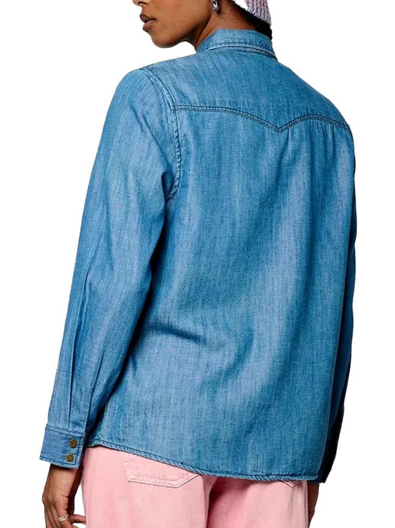 Kaporal Binee Dames Lange Mouwen Blouse Blauw Blauw - Kiabi