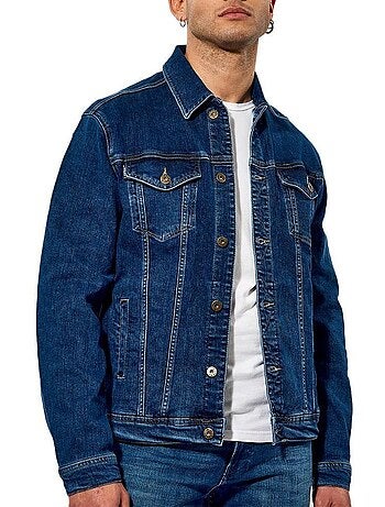 Kaporal blunth blauw denim herenvest