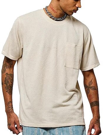 Kaporal bondi beige t-shirt voor heren