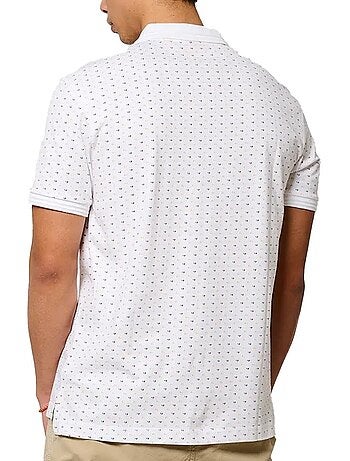 Kaporal boscie polo wit/oranje voor heren