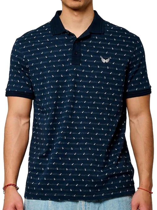 Kaporal BOSCOE Marine Polo voor Heren - Kiabi Kaporal BOSCOE Marine Polo voor Heren - Kiabi