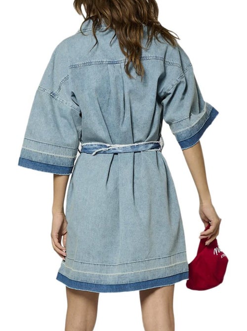 Kaporal Boya Blauwe Jurk voor Dames - Kiabi Kaporal Boya Blauwe Jurk voor Dames - Kiabi