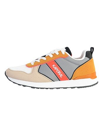 Kaporal butyl beige/grijze heren sneakers