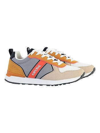 Kaporal butyl beige/grijze heren sneakers