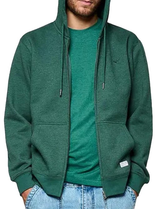 Kaporal BYLA Groene Hoodie met Rits voor Heren - Kiabi Kaporal BYLA Groene Hoodie met Rits voor Heren - Kiabi