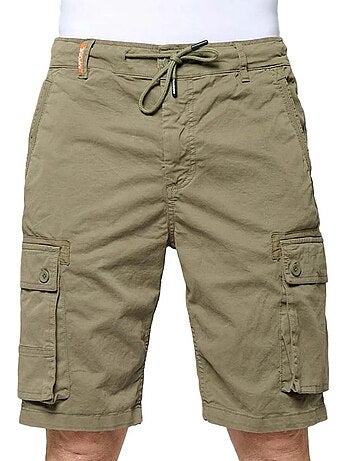Kaporal byron kaki korte broek voor heren