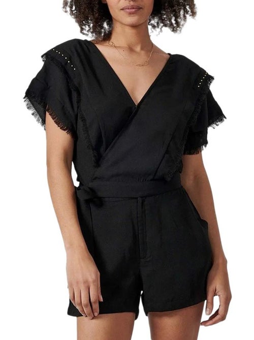 Kaporal CALM Zwarte Combishort voor Dames - Kiabi Kaporal CALM Zwarte Combishort voor Dames - Kiabi