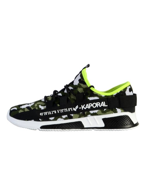 Kaporal camo grijze heren sneakers - Kiabi Kaporal camo grijze heren sneakers - Kiabi