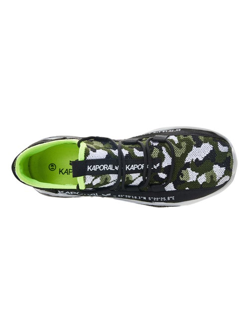 Kaporal camo grijze heren sneakers - Kiabi Kaporal camo grijze heren sneakers - Kiabi