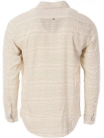 Kaporal carte heren overhemd wit/beige