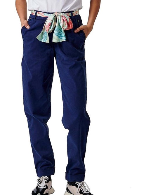 Kaporal CECIL Marine Dames Pantalon Vloeiend - Kiabi Kaporal CECIL Marine Dames Pantalon Vloeiend - Kiabi