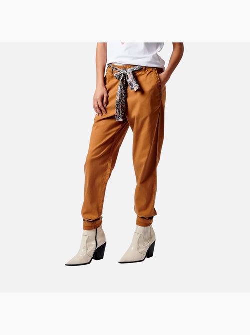Kaporal CECILS Oranje Dames Fluwelen Broek - Kiabi Kaporal CECILS Oranje Dames Fluwelen Broek - Kiabi