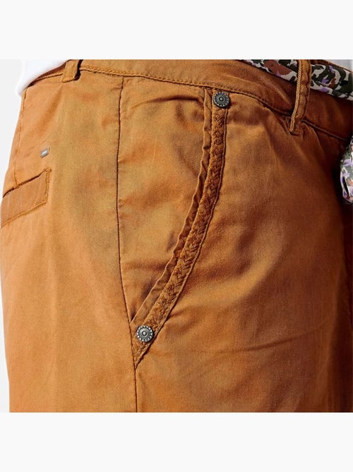 Kaporal CECILS Oranje Dames Fluwelen Broek - Kiabi Kaporal CECILS Oranje Dames Fluwelen Broek - Kiabi