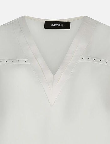 Kaporal cely witte blouse voor dames