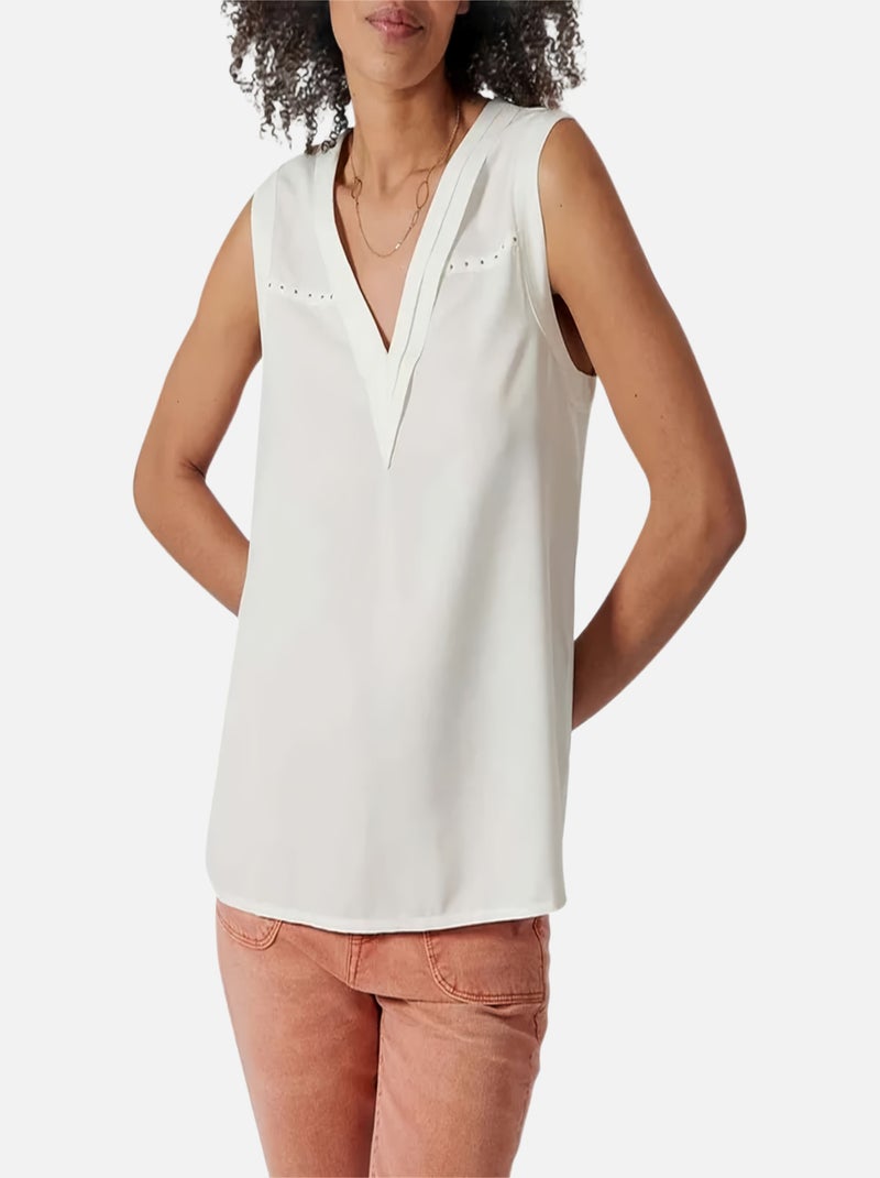 Kaporal CELY Witte Blouse voor Dames Wit - Kiabi