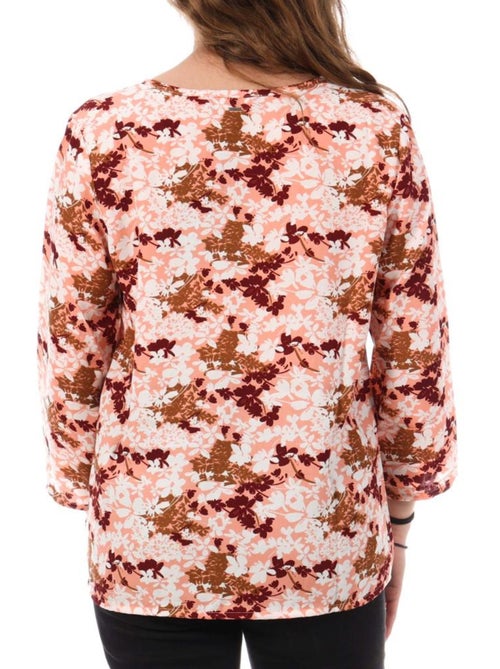 Kaporal CHARI Dames Blouse Roze/Rood - Kiabi Kaporal CHARI Dames Blouse Roze/Rood - Kiabi
