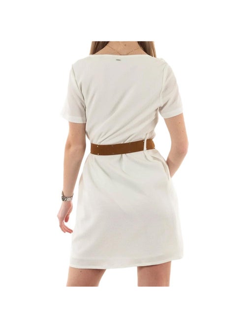 Kaporal CLEOE24W22 Ecru Jurk voor Dames - Kiabi Kaporal CLEOE24W22 Ecru Jurk voor Dames - Kiabi