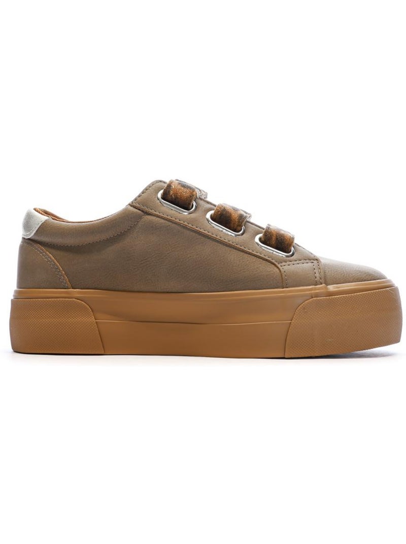 Kaporal clovia beige leopard sneakers Beige - Kiabi