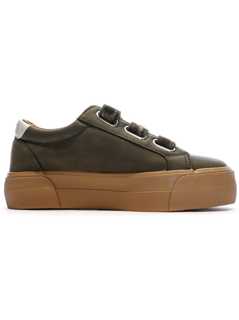 Kaporal clovia platform sneakers voor dames - kaki Licht kakigroen - Kiabi