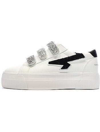 Kaporal clovia witte platform sneakers voor dames