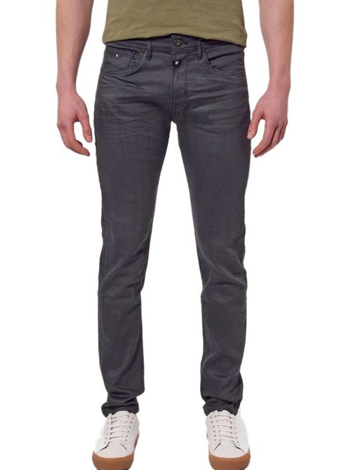 Kaporal DARKK Donkergrijze Slim Fit Jeans voor Heren - Kiabi
