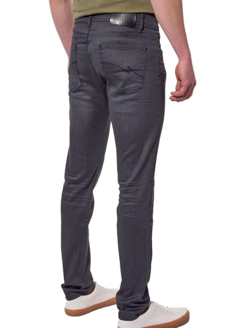 Kaporal Darks Slim Fit Jeans voor Heren - Zwart Antracietgrijs - Kiabi