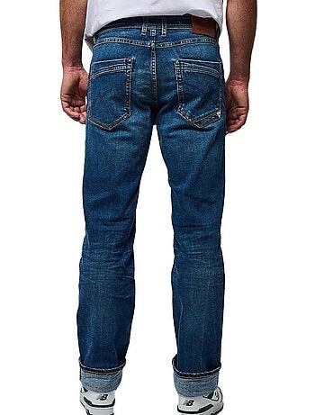 Kaporal datm7j donkerblauwe straight fit jeans voor heren